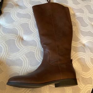 Tall zip up boots